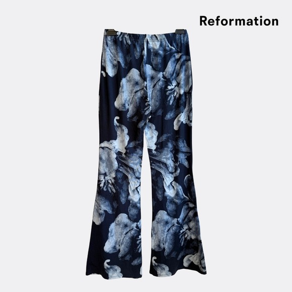 Reformation Arlo Knit Two Piece Set Midnight Rose – Size M – Strapless Top & Fl - Picture 5 of 11